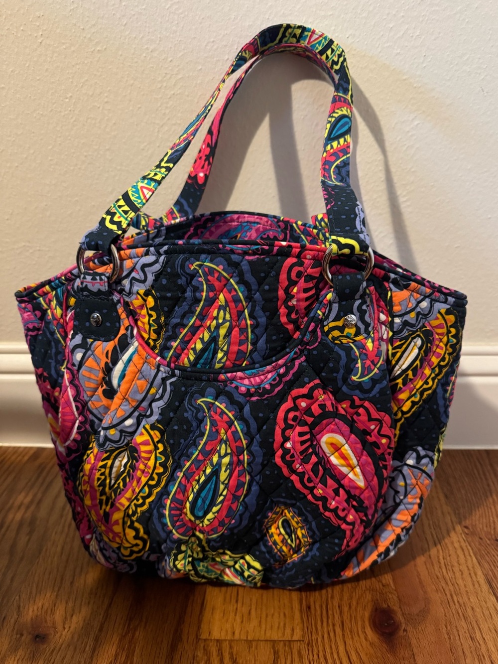 Vera Bradley Glenna Satchel in Twilight Paisley
